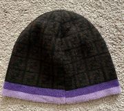 Authentic unisex  monogram wool and cashmere hat