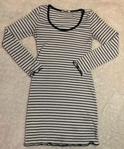 🌸(3/$20) striped bodycon long sleeve dress