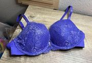 Thirdlove Women’s 34B Lace Bra Purple Push Up