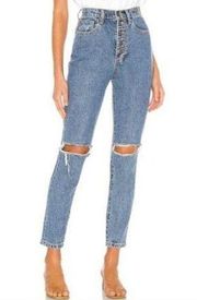 WeWoreWhat Danielle High Rise Vintage Straight Jean
