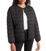 Rebecca Minkoff NWT Snap Front Quilted Casual Jacket Black Size XL