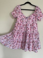 Floral Babydoll Dress