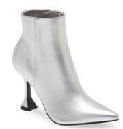 NEW Metallic Silver Ankle Boots from Nordstrom