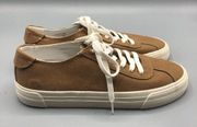 Madewell Shoes Womens Size 8 Sidewalk Sneakers Brown 2032131 Athletic Canvas