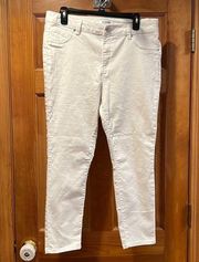 D.jeans women’s  white jeans size 14P.