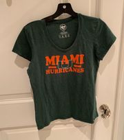 Miami Hurricanes  Campus T-Shirt - Green 