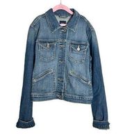 Gap Factory Denim Button Front Jacket Size XS