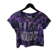 Black Matter  Tie Dye T Shirt Crop Top Festival Tee Short Sleeve 100% Cotton Logo