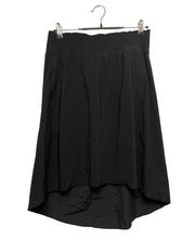 Athleta Cosmic Skirt Size Medium Black High Low Comfort Pullon Active Travel