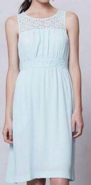 hd in paris yoke anthropologie mint lace sheath mini dress