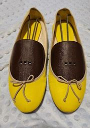 J. Crew Leather Flats size 6.4l5