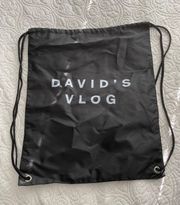 David’s Vlog Drawstring Bag