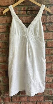 Lynn Shift Dress In Pop The Bubbly Eyelet Size 8