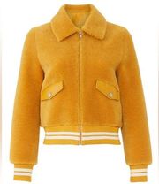 Samantha Sipos Mango Shearling Bomber Size Small $895