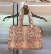 💕HAMMITT💕 Brentwood Bag ~ Textured 100% Leather Reptile Print Snakeskin *USED*