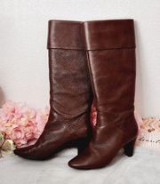 𝅺tahari Gentry Pebbled Leather Boots 9.5