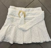 SheIn White Mini Skirt