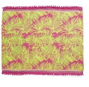 Vera Bradley Scarf Embellished Infinity Scarf w/ Tassel Fringe in Palm Frond NWT