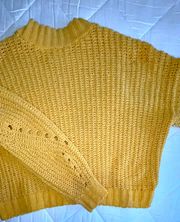 Yellow Knit Turtleneck