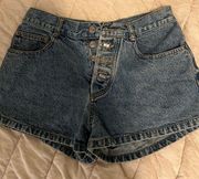 Vintage 90’s Zanadi Denim Shorts w/ Switchable Decorative Fly