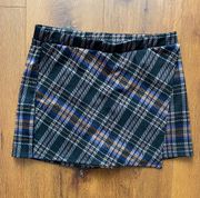 Plaid Mini Skort