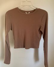 Crop Long Sleeve Top