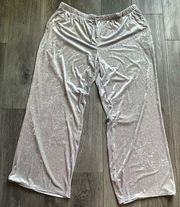 Women's Luxe Velour Pajama Bottoms XXL