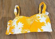 SEAFOLLY Women’s Wild Tropics Bandeau Bralette Bikini Top Size 14
