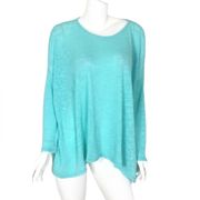 Vine & Love Oversized dolman sleeve light beach scoop neck sweater Small