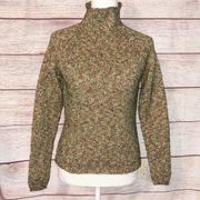 Havana Jack’s Cafe Marled Long Sleeve Mockneck Sweater Size S