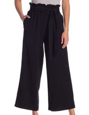 Elodie black Paperbag Waist pants