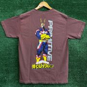 Primitive x My Hero Academia Anime T-Shirt Size Small