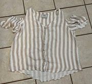 French Laundry Cold Shoulder Blouse 1X