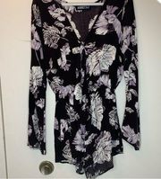 Audrey 3 + 1 Floral Romper Size Medium