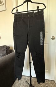 American Eagle Black Curvy Super High Rise Jegging