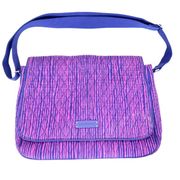 Vera Bradley Impressionista Purple Laptop Messenger Bag