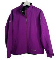 Marmot Full Zip Gravity Softshell Jackets Long Sleeve Neon Berry Women's Size L