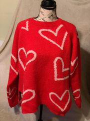 ( Los Angeles) Heart Sweater: Size Small