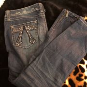 Seven jeans ankle zip jeans size 8