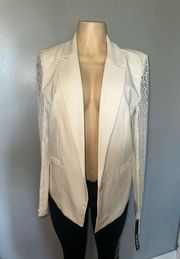 white blazer