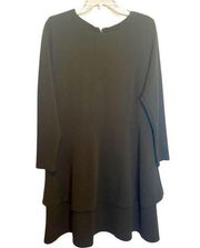 Hutch Olive Green Ruffle Dress Size 14