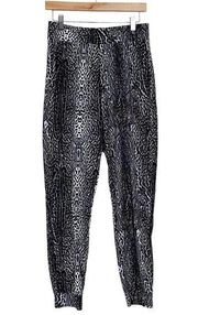 Chiara Boni Kris Leisure Cheetah Print Joggers Pants Sz M