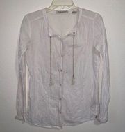 Maison Scotch & Soda Button Up Striped Blouse Top