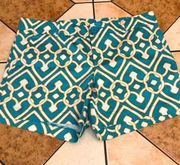 Tracy negoshian bright spring design print shorts  ladies size 8