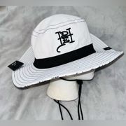 ED HARDY Floppy Bucket Sun Hat w Drawstring NWT!