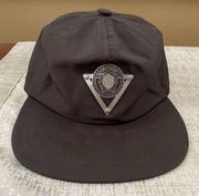 Versace Sport Chocolate Brown Medusa Logo Flat Bill Hat. Size Large. EUC!