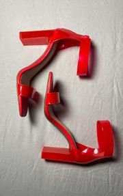 Red Jelly Heels
