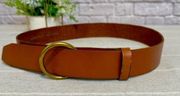 Banana Republic Cow’s Leather Brown O Ring Belt Medium