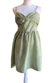 ROXY women's size large spaghetti strap sundress, light green