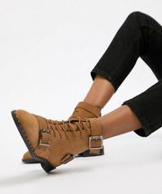 Arabelle Suede Lace Up Boots